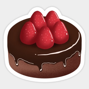 Chocolate cake Sticker